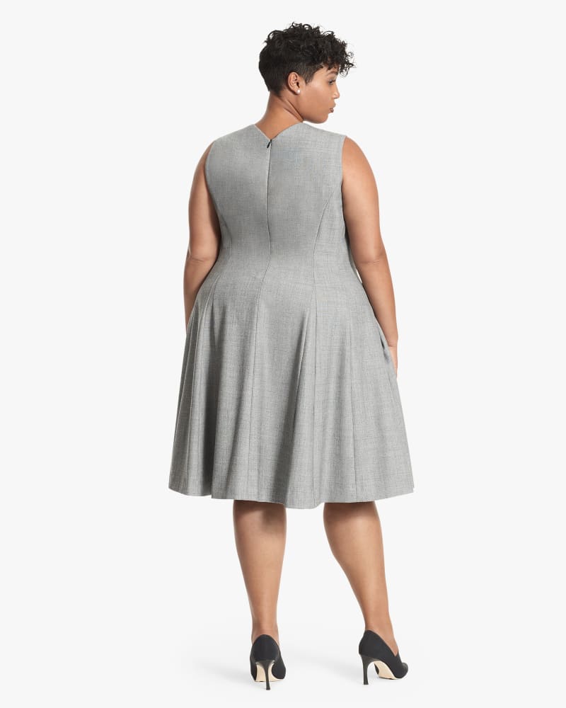 Calvin klein fit and flare deals dress plus size